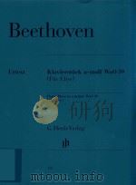 KLAVIERSTUCK A-MOLL WOO 59(FUR ELISE) PIANO PIECE IN A MINOR WOO 59(FUR ELISE)（6 PDF版）