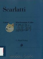 KLAVIERSONATE E-DUR K.380 L.23（ PDF版）