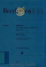 ADELAIDE FUR SINGSTIMME UND KLAVIER OPUS 46 ADELAIDE OP.46 FOR VOICE AND PIANO（ PDF版）