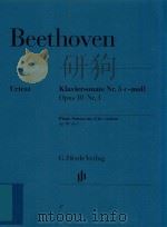 KLAVIERSONATE NR.5 C-MOLL OPUS 10 NR.1 PIANO SONATA NO.5 IN C MINOR OP.10 NO.1（ PDF版）