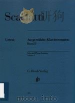 AUSGEWAHLTE KLAVIERSONATEN BAND I（ PDF版）