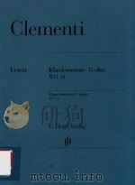KLAVIERSONATE G-DUR WO 14（ PDF版）