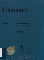 KLAVIERSONATEN AUSWAHL BAND I（ PDF版）