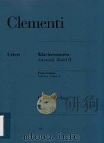 KLAVIERSONATEN AUSWAHL BAND Ⅱ（ PDF版）