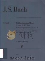 PRELUDE AND FUGUE IN C MAJOR BWV 846 WELL-TEMPERED CLAVIER PART I（ PDF版）
