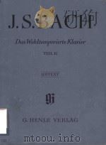 DAS WOHLTEMPERIERTE KLAVIER TEIL Ⅱ（ PDF版）