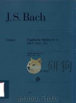 ENGLISCHE SUITEN 4-6 BWV 809-811 ENGLISH SUITEN 4-6 BWV 809-811（ PDF版）