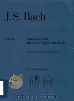 NOTENBUCHLEIN FUR ANNA MAGDALENA BACH NOTEBOOK FOR ANNA MAGDALENA BACH（ PDF版）