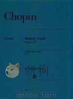 BALLADE F-MOLL OPUS 52 BALLADE IN F MINOR OP.52（ PDF版）