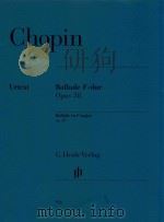 BALLADE F-DUR OPUS 38 BALLADE IN F MAJOR OP.38（ PDF版）