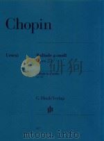 BALLADE G-MOLL OPUS 23 BALLADE IN G MINOR OP.23（ PDF版）