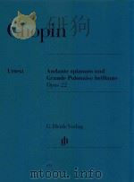 ANDANTE SPIANATO UND GRANDE POLONAISE BRILLANTE OPUS 22（ PDF版）