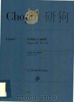 ETUDE C-MOLL OPUS 10 NR.12 ETUDE IN C MINOR OP.10 NO.12（ PDF版）