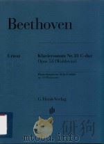 KLAVIERSONATE NR.21 C-DUR OPUS 53(WALDSTEIN) PIANO SONATA NO.21 IN C MAJOR OP.53(WALDSTEIN)（ PDF版）