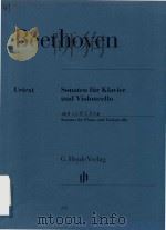 SONATEN FUR KLAVIER UND VIOLONCELLO SONATAS FOR PIANO AND VIOLINCELLO（ PDF版）