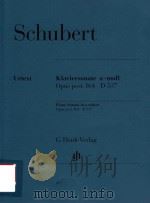KLAVIERSONATE A-MOLL OPUS POST.164 D 537 PIANO SONATA IN A MINOR OPUS.164 D 537（ PDF版）