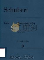 KLAVIERSONATE G-DUR OPUS 78 D 894 PIANO SONATA IN GMAJOR OPUS 78 D 894（ PDF版）