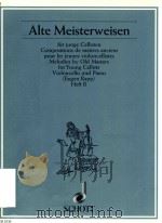 ALTE MEISTERWEISEN FUR JUNGE CELLISTEN（1967 PDF版）