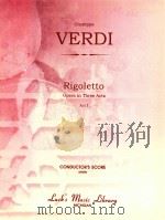 RIGOLETTO OPERA IN THREE ACTS ACT Ⅰ CONDUCTOR'S SCORE (04539)（ PDF版）