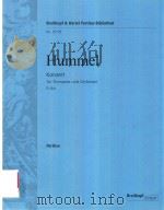 KONZERT FUR TROMPETE UND ORCHESTER E-DUR PARTITUR（ PDF版）