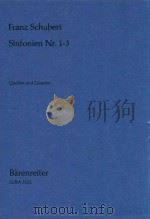 NEUE AUSGABE SAMTLICHER WERKE SERIE Ⅴ: ORCHESTERWERKE BAND 1 SINFONIEN NR.1-3 QUELLEN UND LESARTEN（1977 PDF版）
