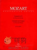 KONZERT IN D FUR FLOTE UND ORCHESTER CONCERTO IN D MAJOR FOR FLUTE AND ORCHESTRA KV 314(285D)（1986 PDF版）