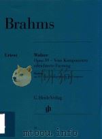 WALZER OPUS 39 VOM KOMPONISTEN ERLEICHTERTE FASSUNG WALTZES OP.39 EASY ARRANGEMENT BY THE COMPOSER（ PDF版）