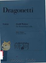 ZWOLF WALZER FUR KONTRABASS SOLO TWELVE WALTZES FOR DOUBLE BASS SOLO（ PDF版）
