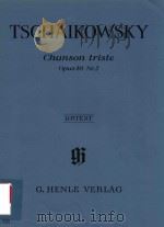 CHANSON TRISTE OPUS 40 NR.2（ PDF版）
