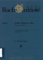 ETUDE-TABLEAU C-DUR OPUS 33 NR.2 ETUDE-TABLEAU IN C MAJOR OP.33 NO.2（ PDF版）