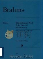 KLAVIERKONZERT NR.2 B-DUR OPUS 83 KLAVIERAUSZUG PIANO CONCERTO NO.2 IN BB MAJOR OP.83 PIANO REDUCTIO（ PDF版）