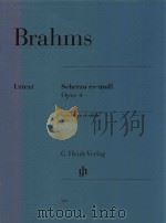 SCHERZO ES-MOLL OPUS 4 SCHERZO IN EB MINOR OP.4（ PDF版）