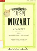 KONZERT FUR DREI KLAVIERE UND ORCHESTER F-DUR NR.7 KV242 URTEXT PDF电子版封面 WOLFGANG AMADEUS MOZART