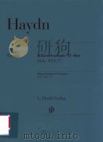 KLAVIERSONATE D-DUR HOB.XVI: 37 PIANO SONATA IN D MAJOR HOB.XVI: 37（ PDF版）