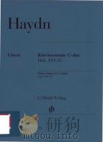 KLAVIERSONATE C-DUR HOB.XVI: 35 PIANO SONATA IN C MAJOR HOB.XVI: 35（ PDF版）