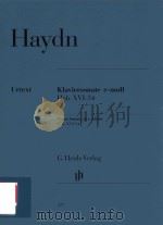 KLAVIERSONATE E-MOLL HOB.XVI: 34 PIANO SONATA IN E MAJOR HOB.XVI: 34（ PDF版）