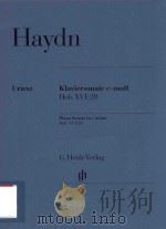 KLAVIERSONATE C-MOLL HOB.XVI: 20 PIANO SONATA IN C MAJOR HOB.XVI: 20（ PDF版）