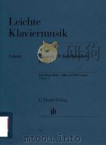18.UND 19.JAHRHUNDERT BAND I EASY PIANO MUSIC 18TH AND 19TH CENTURY VOLUME 1（ PDF版）