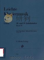 18.UND 19.JAHRHUNDERT BAND II EASY PIANO MUSIC 18TH AND 19TH CENTURY VOLUME II（ PDF版）