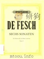 6 SONATEN FUR VIOLONCELLO UND BASSO CONTIUNO FOR CELLO AND BASSO CONTINUO OP.8 VIOLONCELLO/VIOLONCEL（ PDF版）