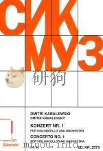 KONZERT NR.1 FUR VIOLONCELLO UND ORCHESTER CONCERTO NO.1 FOR VIOLONCELLO AND ORCHESTRA OP.49 KLAVIER（ PDF版）