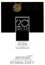 DEUX PIECES POUR VIOLONCELLE ET PIANO REF.VC 4327（1993 PDF版）