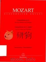 CONCERTONE IN C FUR ZWEI VIOLINEN UND ORCHESTER CONCERTONE IN C MAJOR FOR TWO VIOLINS AND ORCHESTRA（1991 PDF版）