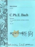KONZERT FUR VIOLONCELLO STREICHER UND BASSO CONTINUO A-MOLL CONCERTO FOR VIOLONCELLO STRINGS AND BAS（ PDF版）
