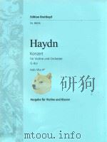 LPMZERT FIR VOP; OME IMD PRCJESTER G-DUR CONCERTO FOR VIOLIN AND ORCHESTRA IN G MAJOR HOB VIIA: 4*（ PDF版）