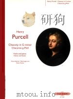 CHACONY IN G MINOR CHACONNE G-MOLL FOR VIOLIN AND PIANO/FUR VIOLINE UND KLAVIER（ PDF版）