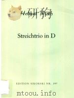 STREICHTRIO IN D VIOLINE（ PDF版）