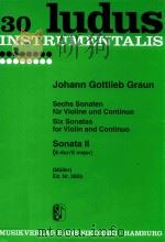 SECHS SONATEN FUR VIOLINE UND CONTINUO SIX SONATAS FOR VIOLIN AND CONTINUO SONATA II E-DUR/E MAJOR（ PDF版）