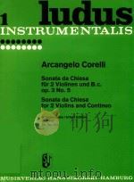 SONATA DA CHIESA FUR 2 VIOLINEN UND B.C.OP.3 NO.5 SONATA DA CHIESA FOR 2 VIOLINS AND CONTINUO URTEXT（ PDF版）