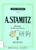 KONZERT FUR FLOTE UND ORCHESTER D-DUR CONCERTO FOR FLUTE AND ORCHESTRA IN D MAJOR FLOTE（ PDF版）